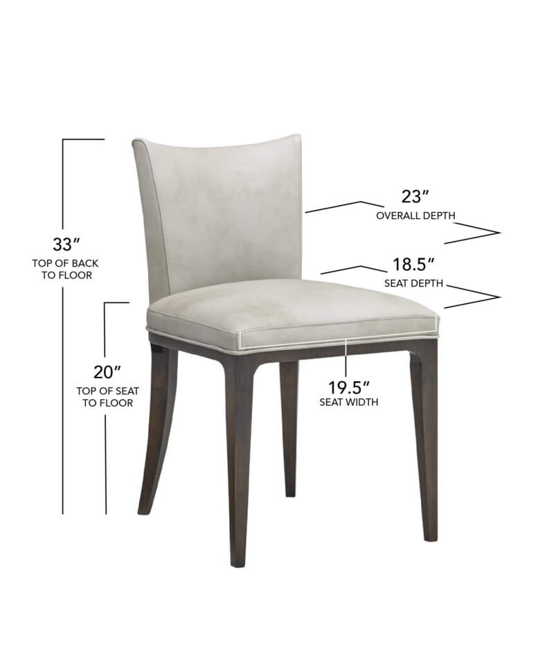 Charlie #4829L-10 Modern Low Back Wood Dining Side Chair - Image 4