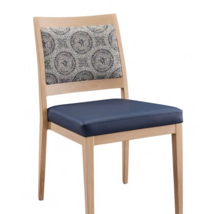 Claire #3 Contract Grade Dining Side Chair with Padded Back