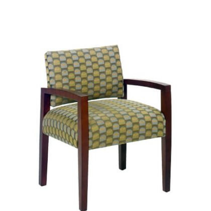 630 Transitional Upholstered Wood Dining Arm Chair