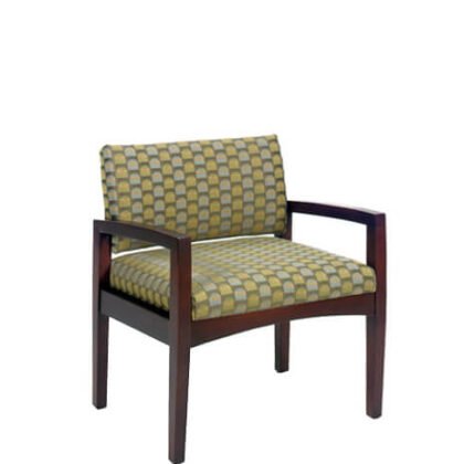 631 Transitional Upholstered Wood Bariatric Arm Chair