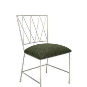 Stella Upholstered Dining Chair with Cross Back